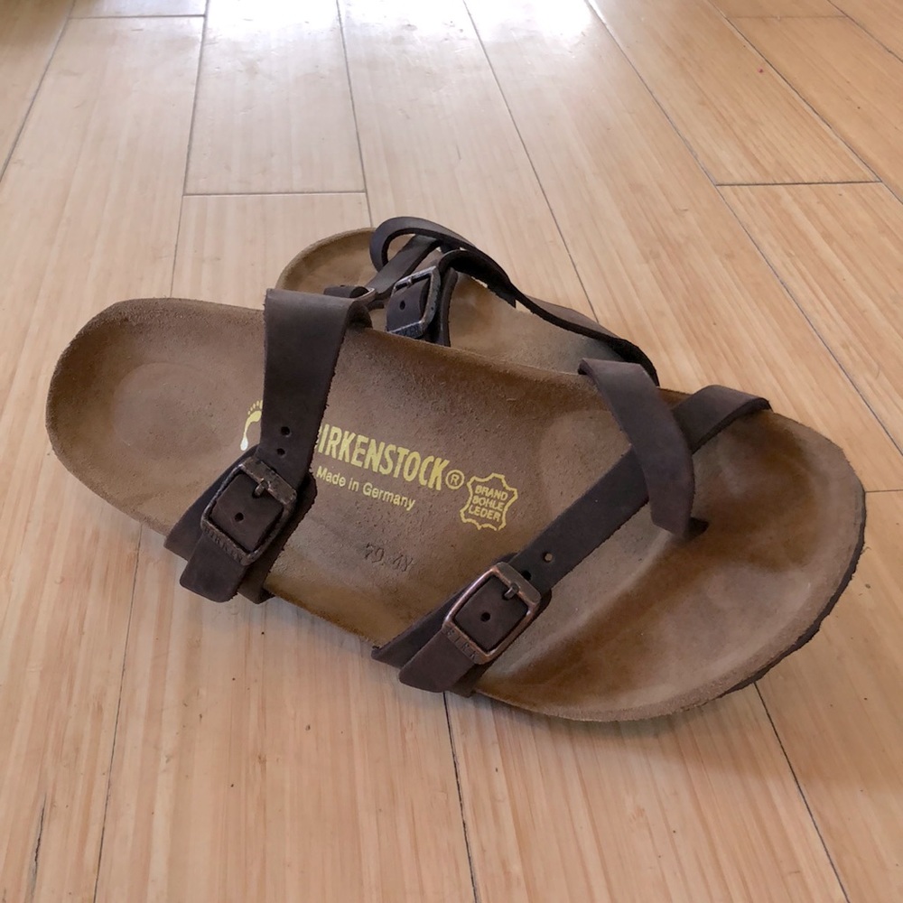 Mayari Leather Birkenstock Rich Brown “Habana” W9